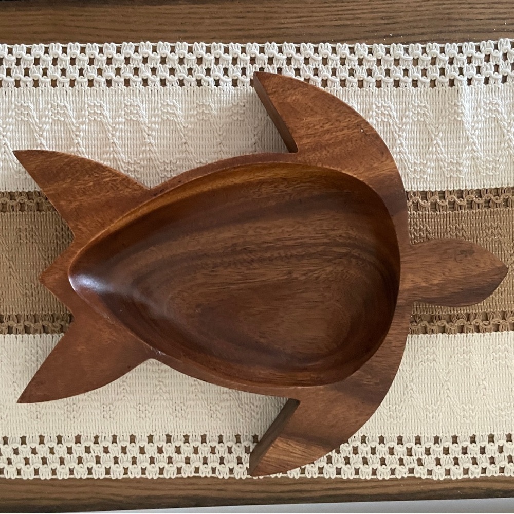 Island Heritage Wooden Turtle Decor - Picture 3 of 8